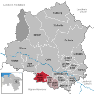 Adelheidsdorf: situs