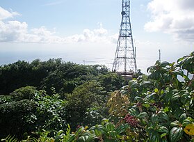 Zendmast bij de top