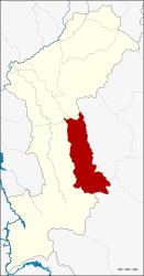 Bản đồ Lamphun, Thái Lan với Thung Hua Chang