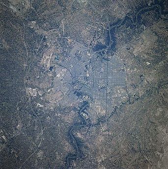 Фотография Багдада со спутника