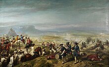 The Battle of Almansa where the 9th Regiment saw action in April 1707, Ricardo Balaca Balaca-Battle of Almansa.jpg