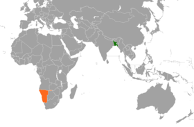 Bangladesh et Namibie