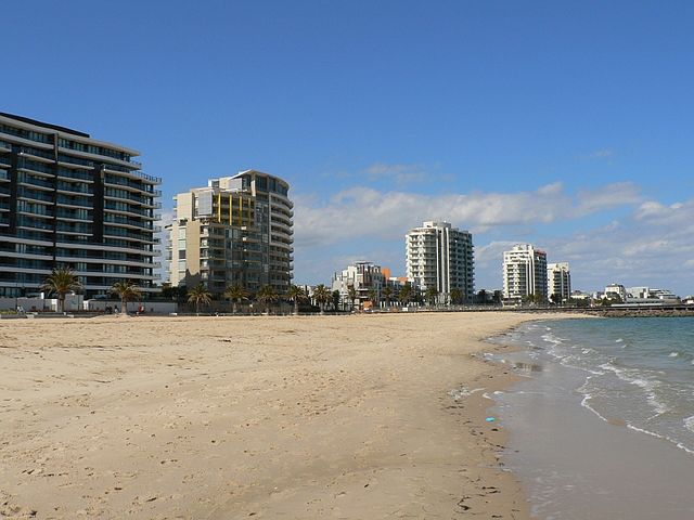 Strand von Beacon Cove, Port Melbourne