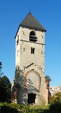 Old Romanesque tower in Lower Heembeek