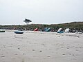 Brignogan-Plages : la plage de Keravézan.