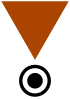 Brown triangle penal.svg