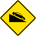 Steep descent