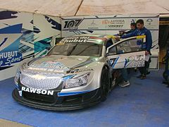 Unidad Chevrolet Cruze Series con la cual Lucas Valle se consagró campeón de la Top Race Series, año 2016.