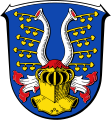 Helm mit Oberwappen (im Wappen von Kirtorf)
