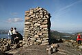 Varden på toppen av Dalsnuten Foto: Jarle Vines