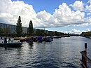 Dijksgracht gezien vanaf de Commandantsbrug - foto van User:Husky, september 2017