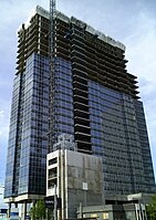 Строительство EPCOR Tower в июне 2010 г.