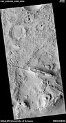 Possible dike, as seen by HiRISE under HiWish program