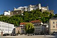 Hohensalzburg, links der 1525 unterminierte Turm