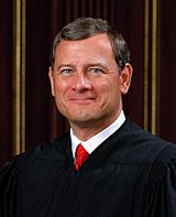 Chief Justice John Roberts, who wrote the majority opinion File-Official roberts CJ cropped.jpg