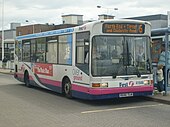 英国First Group的飞镖SLF巴士，配以Marshall的Capital车身（2008年7月）