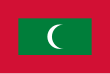 Description de l'image Flag of Maldives.svg.