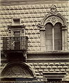 Particolare della facciata, foto storica di Pietro Poppi (1833-1914).