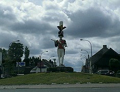 Monument au Marcheur à Gerpinnes.