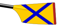 Image showing the rowing club's blade colours