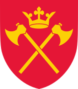 Coat of arms of Hordaland county (1961-2019)