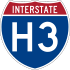 H-3號州際公路 marker
