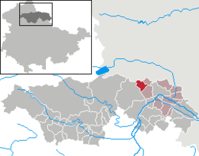 Poziția localității Ichstedt