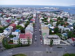 3. Reykjavik – rökviken – sedd från Hallgrímskirkjas torn.