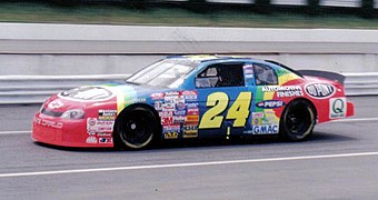 Chevrolet de Jeff Gordon en la Copa NASCAR.