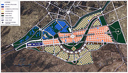 The plan for Kabul's nine billion dollar future modern urban development project, the City of Light Development.