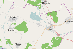 Карта Вайска и других населенных пунктов в окрестностях