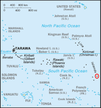 加罗林岛的位置
