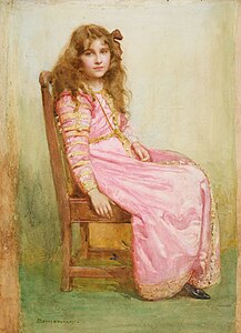 Lady Elizabeth Bowes-Lyon aged seven (1907)