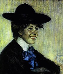 Портрет на Мари Ундер на естонския художник Антс Лаикмаа, през 1904 г.