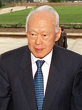 Lee Kuan Yew, a major figure in the development of Singapore's economic model Lee Kuan Yew.jpg