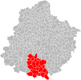 Localisation de Communauté de communes Sud Sarthe