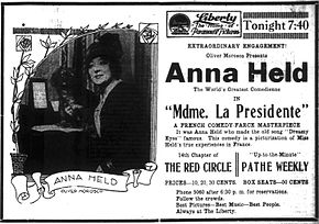Description de l'image Madame la Presidente - 1916 - newspaperad.jpg.