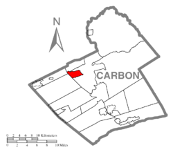 Vị trí trong Quận Carbon, Pennsylvania