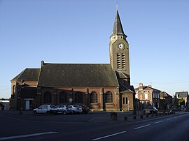 The church in Maretz