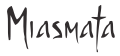Vectorized logo for the video game Miasmata