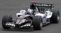 パトリック・フリーザッハーがドライブするPS05 2005年イギリスグランプリ
