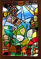 Modern stained glass window