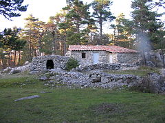 Cabane de la Bliauge, la plus haute du Var : 1 228 m.