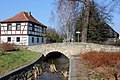 Juni 2015 Steinbrücke über die Jauer in Deutschbaselitz