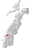 ライルフィヨールの位置の位置図