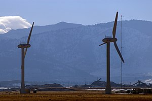 The main research windmills at NREL