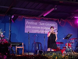 Olinda Di Dea, ezibisiùn au Festival de San Zorzu 2023, seâ finâle, categurìa sulisti