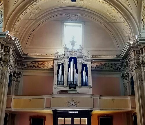 Cantoria e Organo Concone 1752 Chiesa di S. Genesio Corio