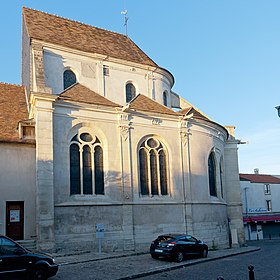 L'église Saint-Germain-de-Paris, classée aux monuments historiques.