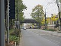 Meißner Straße mit Unionbrücke, Blick Richtung Dresden